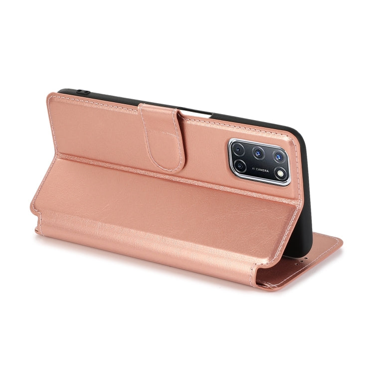 For OPPO A52 Shockproof PU + TPU Leather Phone Case