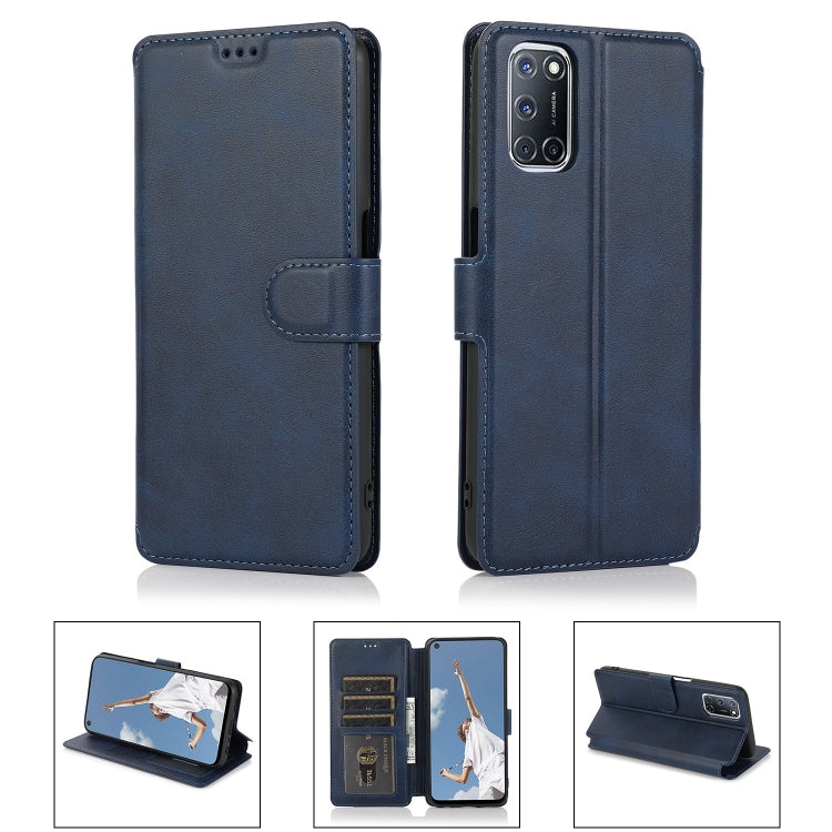 For OPPO A52 Shockproof PU + TPU Leather Phone Case