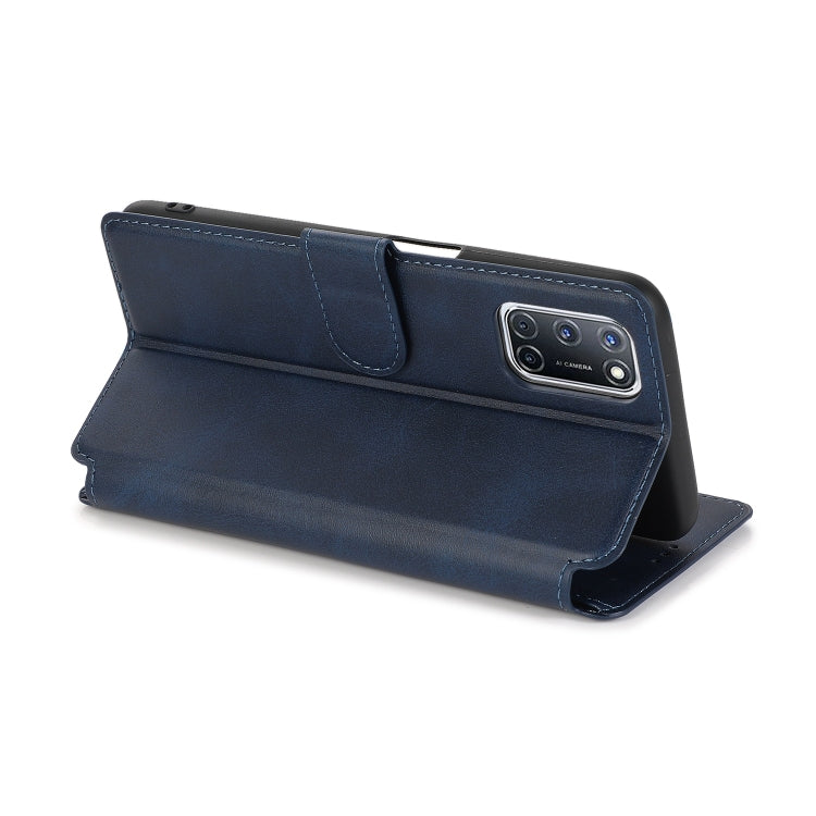 For OPPO A52 Shockproof PU + TPU Leather Phone Case