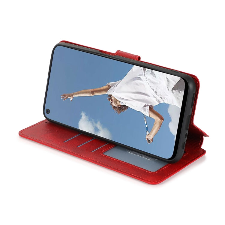 For OPPO A52 Shockproof PU + TPU Leather Phone Case