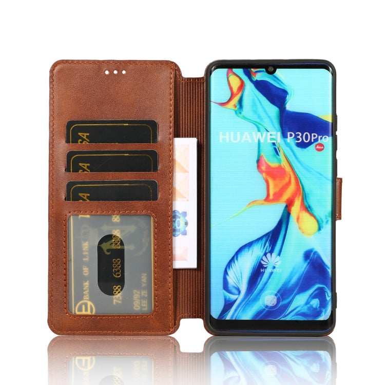 For Huawei P30 Pro Shockproof PU + TPU Leather Phone Case