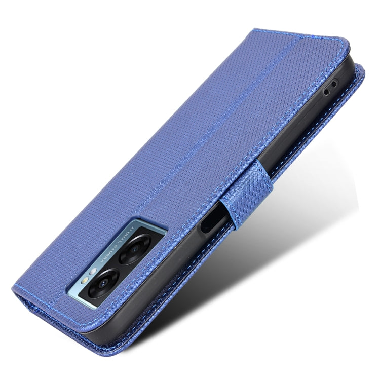 For OPPO A57 5G Diamond Texture Leather Phone Case