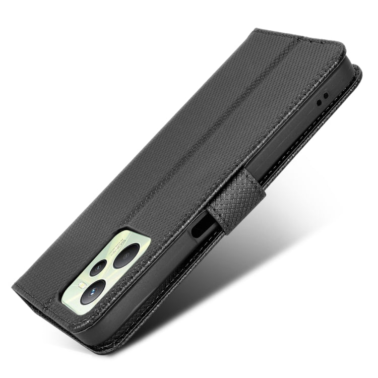 For OPPO Realme C35 Diamond Texture Leather Phone Case