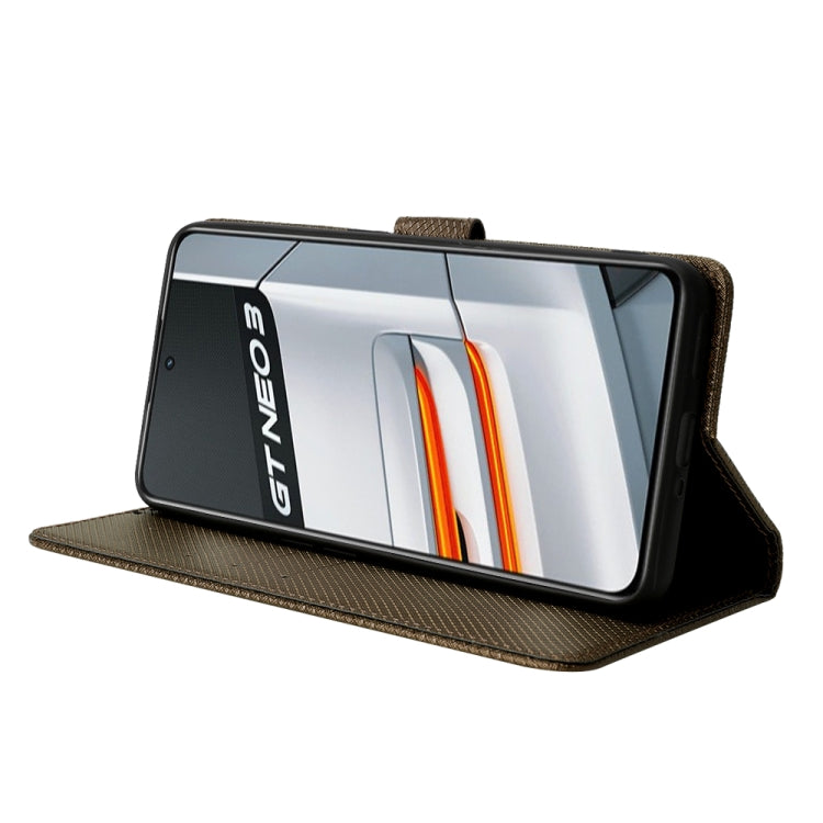 For OPPO Realme GT Neo3 Diamond Texture Leather Phone Case