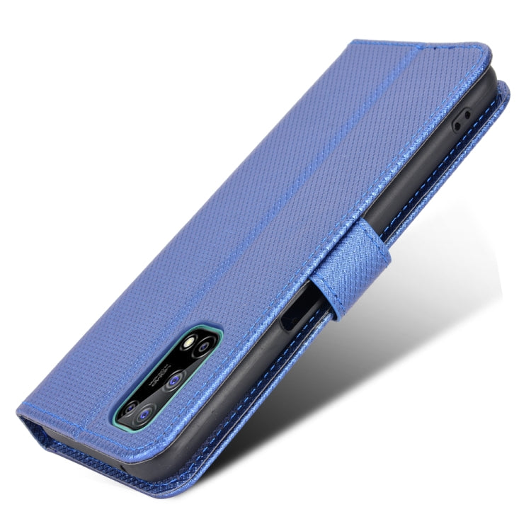 For OPPO Realme V5 5G / Q2 / 7 5G Diamond Texture Leather Phone Case