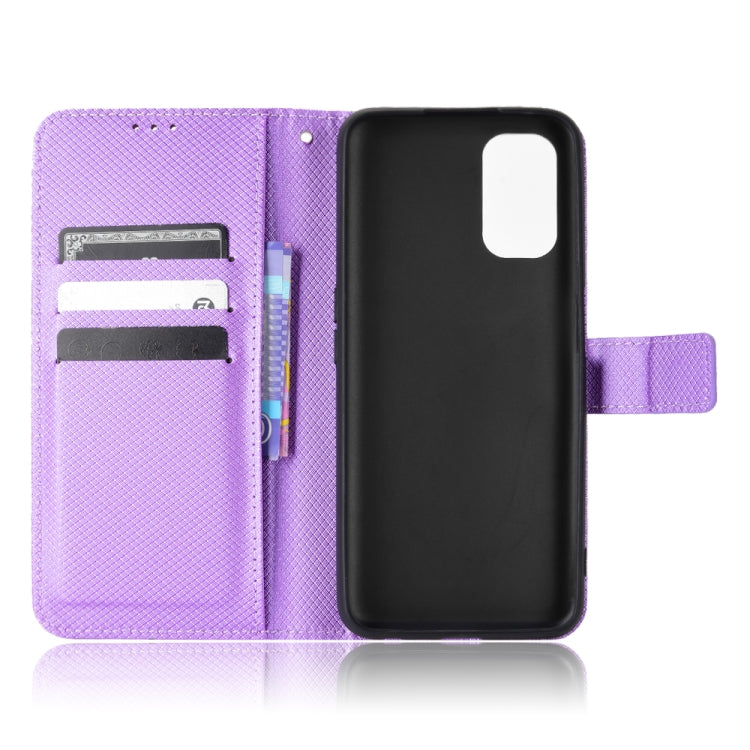 For OPPO Realme V5 5G / Q2 / 7 5G Diamond Texture Leather Phone Case