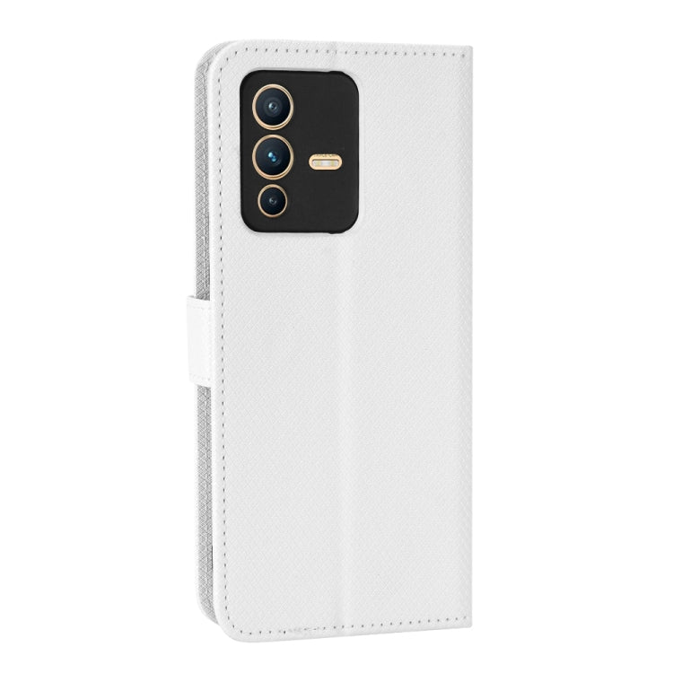 For vivo S12 / V23 5G Diamond Texture Leather Phone Case