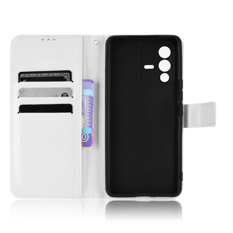 For vivo S12 / V23 5G Diamond Texture Leather Phone Case