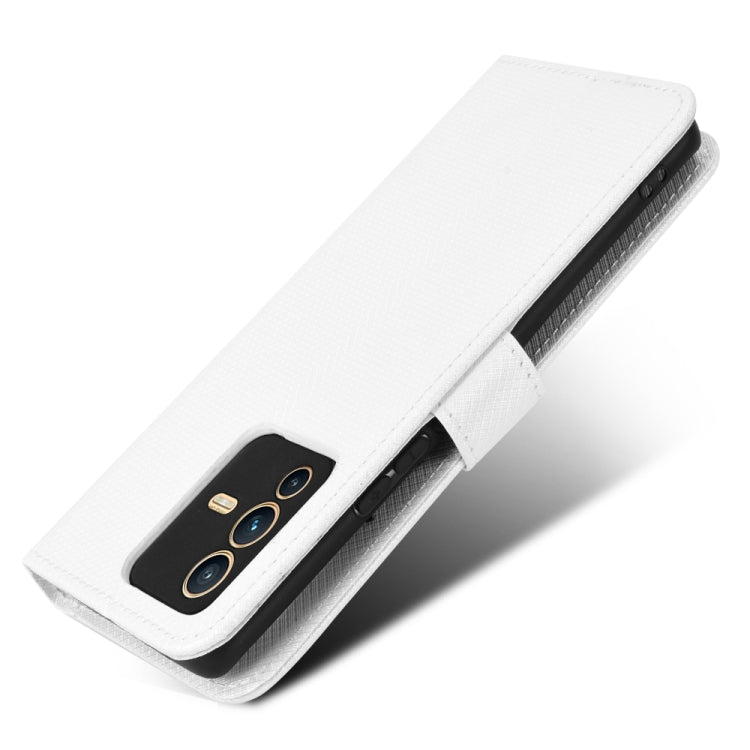 For vivo S12 / V23 5G Diamond Texture Leather Phone Case