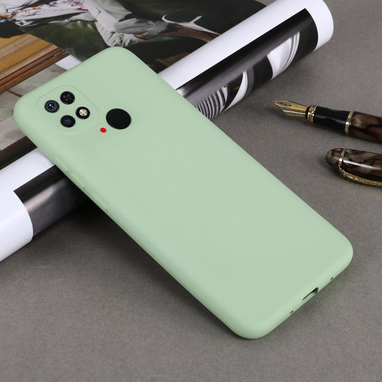 For Xiaomi Redmi 10C 4G Global Pure Color Liquid Silicone Shockproof Full Coverage Phone Case