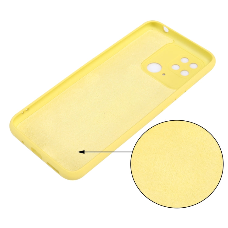 For Xiaomi Redmi 10C 4G Global Pure Color Liquid Silicone Shockproof Full Coverage Phone Case
