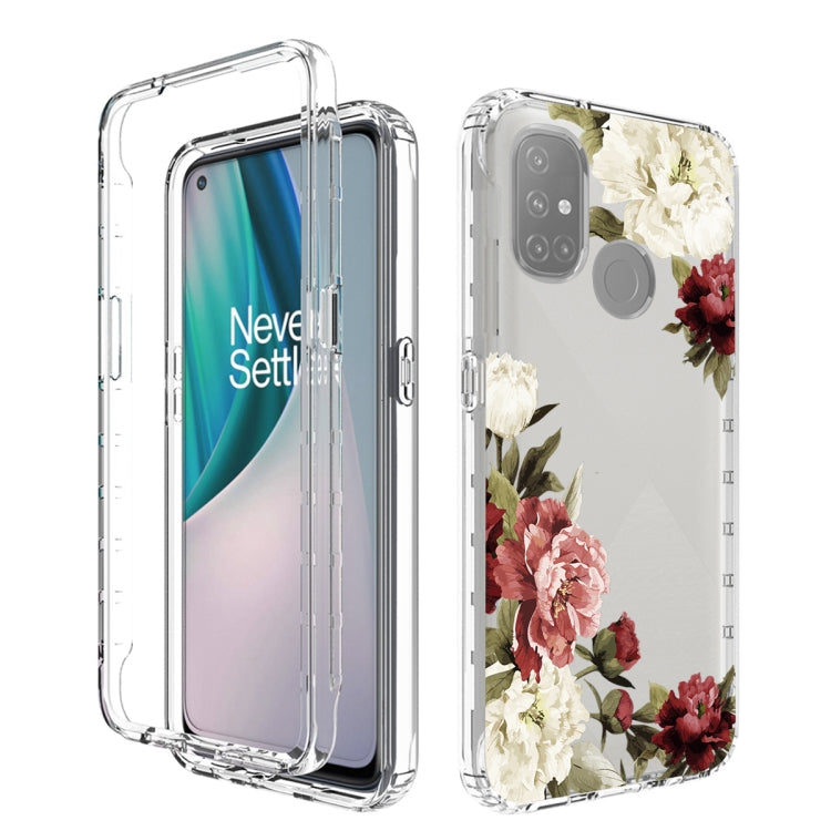 For OnePlus Nord N10 5G PC+TPU Transparent Painted Phone Case