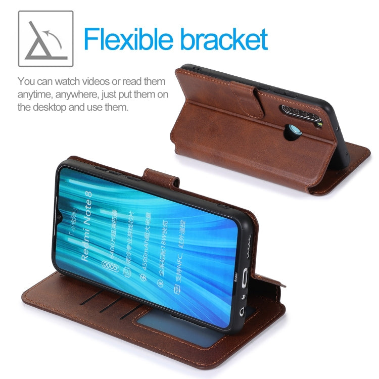 For Xiaomi Redmi Note 8 Shockproof PU + TPU Leather Phone Case