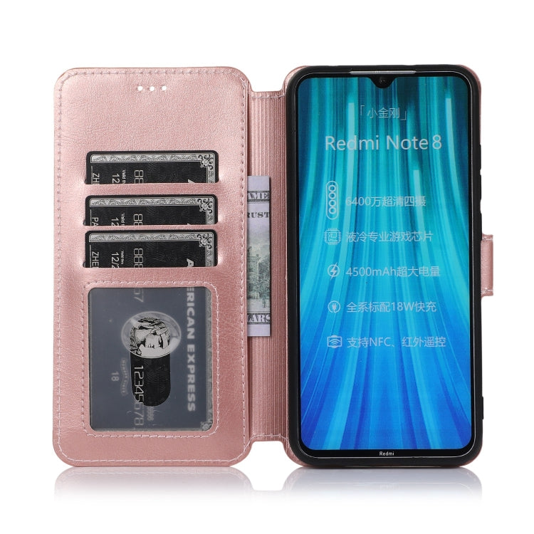For Xiaomi Redmi Note 8 Shockproof PU + TPU Leather Phone Case