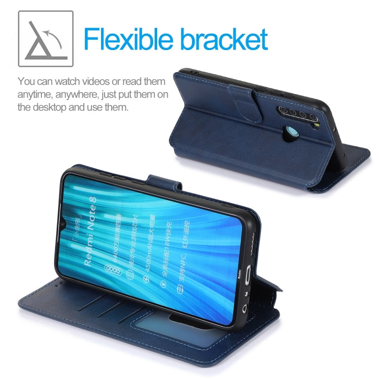 For Xiaomi Redmi Note 8 Shockproof PU + TPU Leather Phone Case