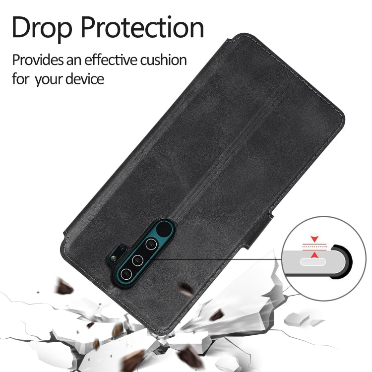 For Xiaomi Redmi Note 8 Pro Shockproof PU + TPU Leather Phone Case
