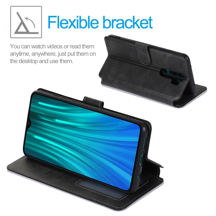 For Xiaomi Redmi Note 8 Pro Shockproof PU + TPU Leather Phone Case