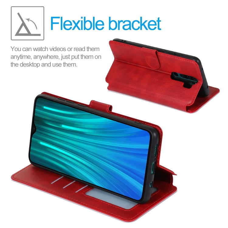 For Xiaomi Redmi Note 8 Pro Shockproof PU + TPU Leather Phone Case