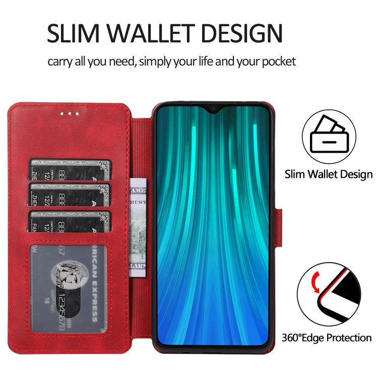 For Xiaomi Redmi Note 8 Pro Shockproof PU + TPU Leather Phone Case