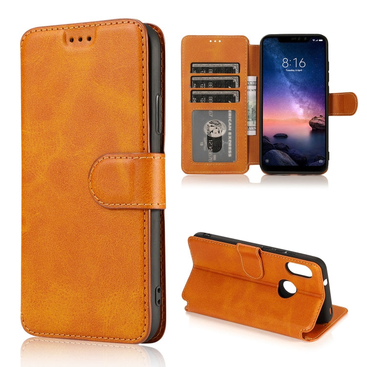For Xiaomi Redmi 6 Pro Shockproof PU + TPU Leather Phone Case