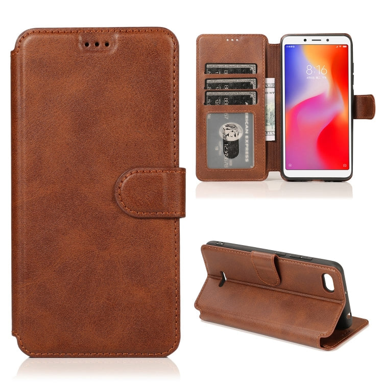 For Xiaomi Redmi 6A Shockproof PU + TPU Leather Phone Case