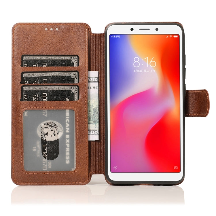 For Xiaomi Redmi 6A Shockproof PU + TPU Leather Phone Case