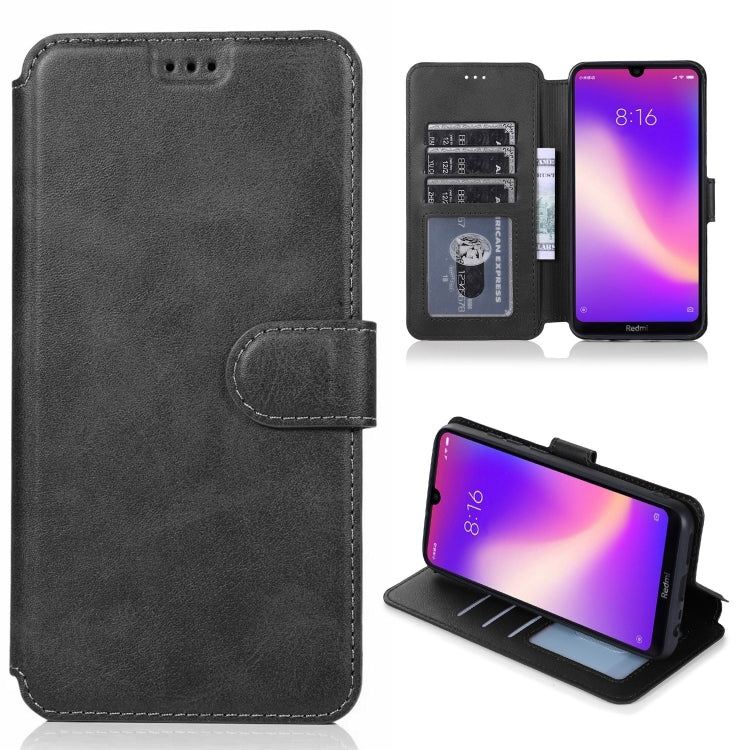 For Xiaomi Redmi 8 Shockproof PU + TPU Leather Phone Case