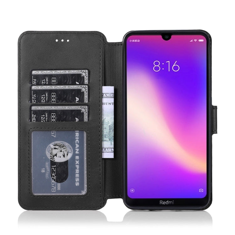 For Xiaomi Redmi 8 Shockproof PU + TPU Leather Phone Case