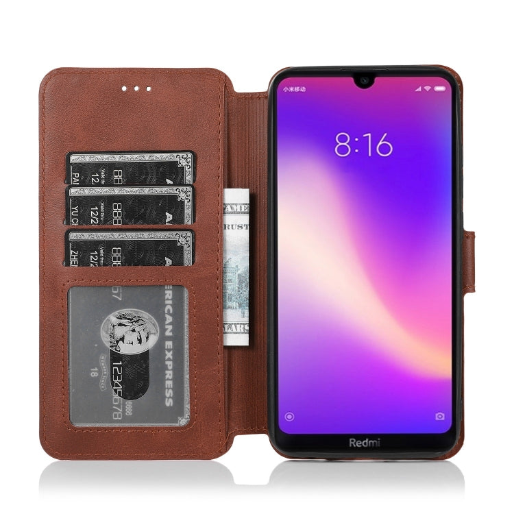 For Xiaomi Redmi 8 Shockproof PU + TPU Leather Phone Case