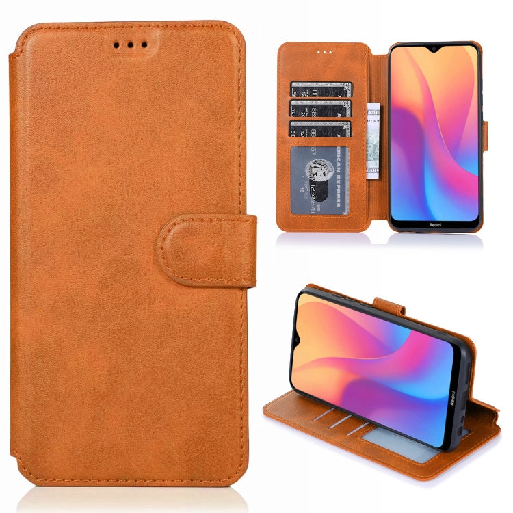 For Xiaomi Redmi 8A Shockproof PU + TPU Leather Phone Case