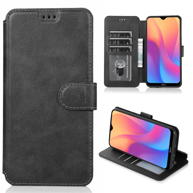 For Xiaomi Redmi 8A Shockproof PU + TPU Leather Phone Case