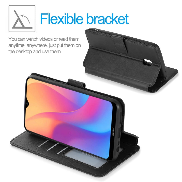 For Xiaomi Redmi 8A Shockproof PU + TPU Leather Phone Case