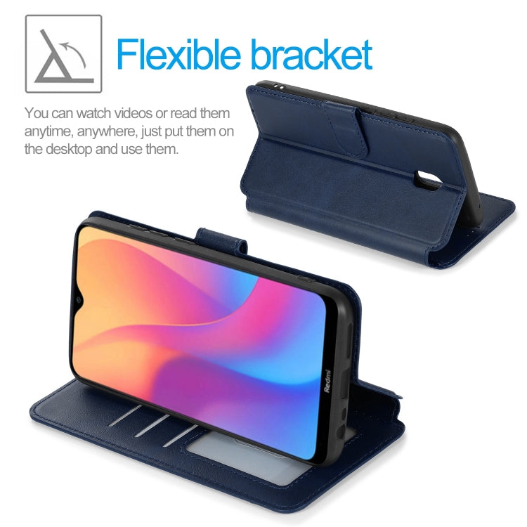 For Xiaomi Redmi 8A Shockproof PU + TPU Leather Phone Case