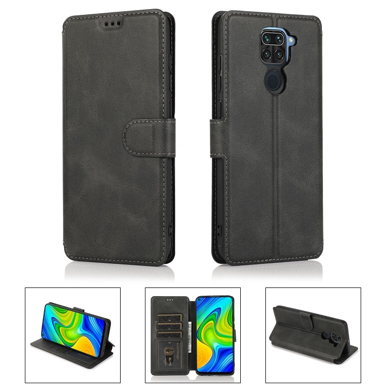For Xiaomi Redmi Note 9 Shockproof PU + TPU Leather Phone Case