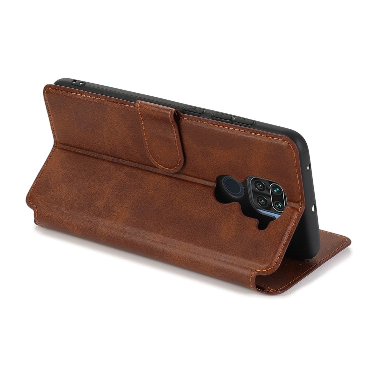 For Xiaomi Redmi Note 9 Shockproof PU + TPU Leather Phone Case