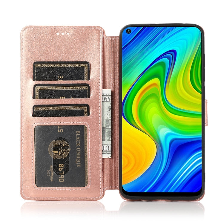 For Xiaomi Redmi Note 9 Shockproof PU + TPU Leather Phone Case