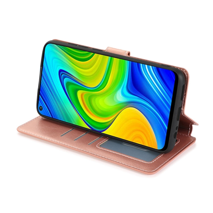 For Xiaomi Redmi Note 9 Shockproof PU + TPU Leather Phone Case