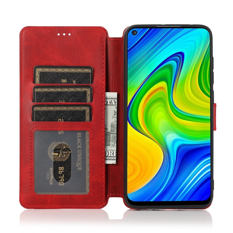For Xiaomi Redmi Note 9 Shockproof PU + TPU Leather Phone Case