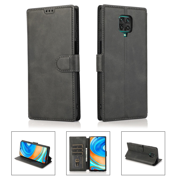 For Xiaomi Redmi Note 9 Pro Shockproof PU + TPU Leather Phone Case