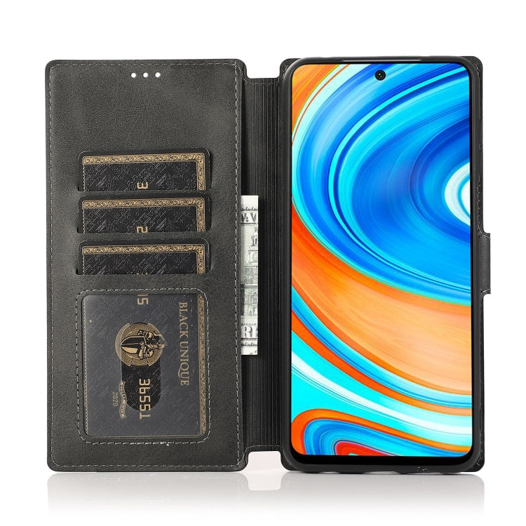 For Xiaomi Redmi Note 9 Pro Shockproof PU + TPU Leather Phone Case