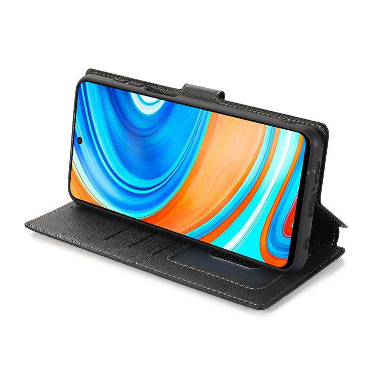 For Xiaomi Redmi Note 9 Pro Shockproof PU + TPU Leather Phone Case