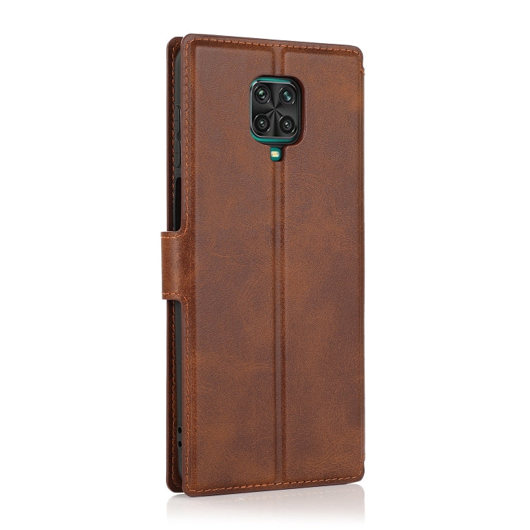 For Xiaomi Redmi Note 9 Pro Shockproof PU + TPU Leather Phone Case