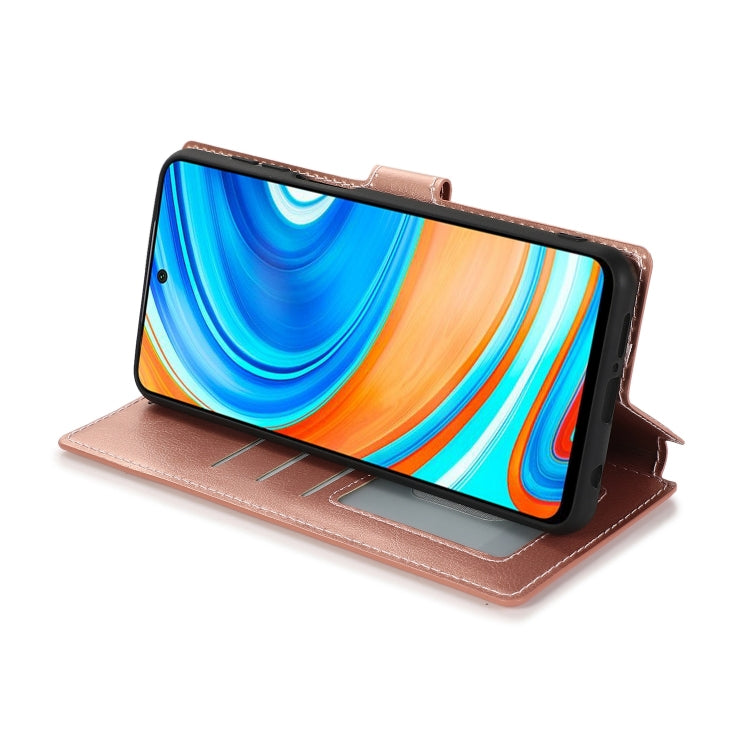 For Xiaomi Redmi Note 9 Pro Shockproof PU + TPU Leather Phone Case