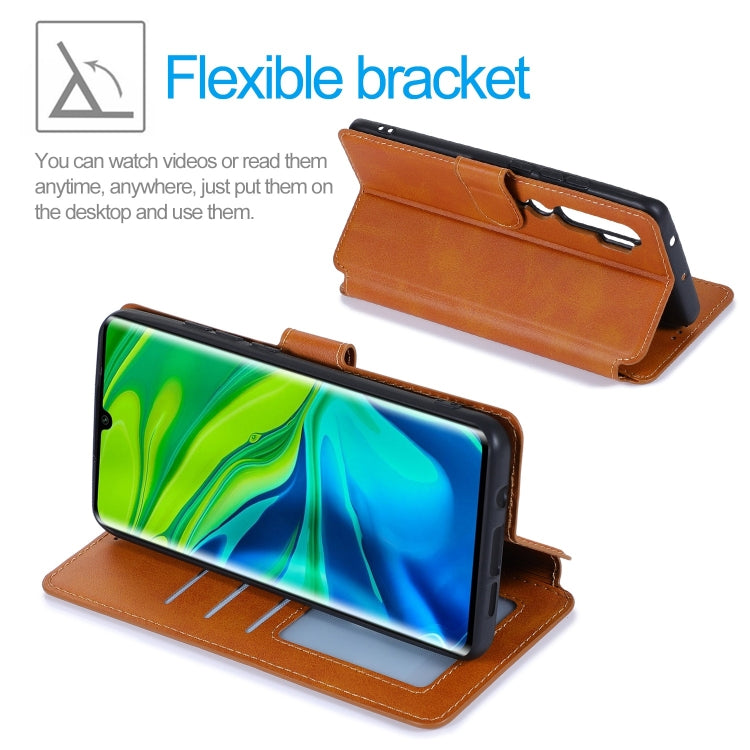 For Xiaomi Mi CC9 Pro Shockproof PU + TPU Leather Phone Case