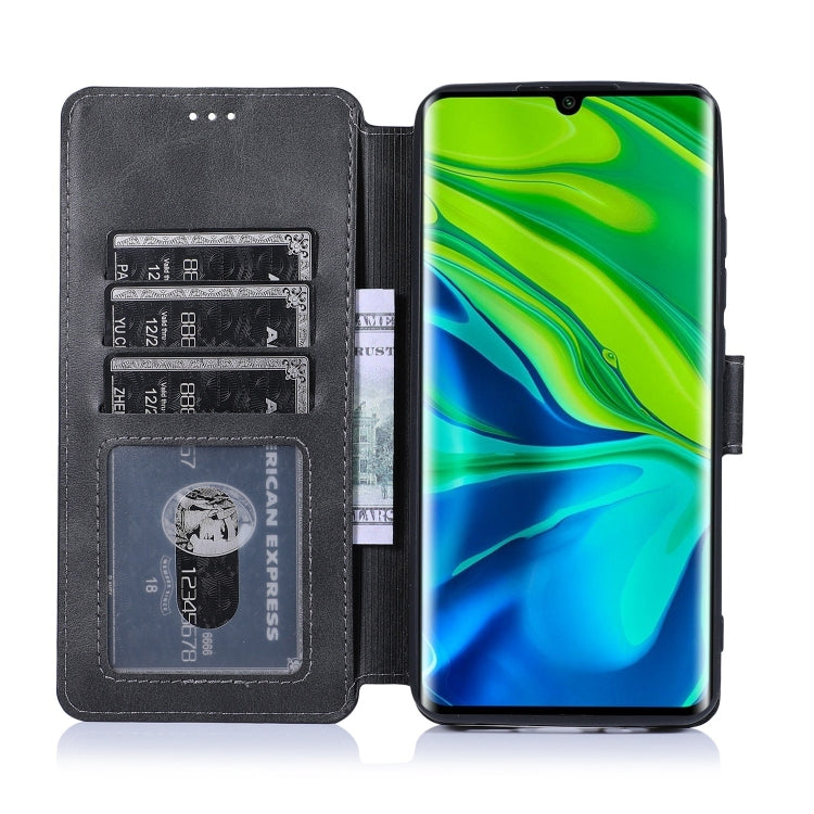 For Xiaomi Mi CC9 Pro Shockproof PU + TPU Leather Phone Case