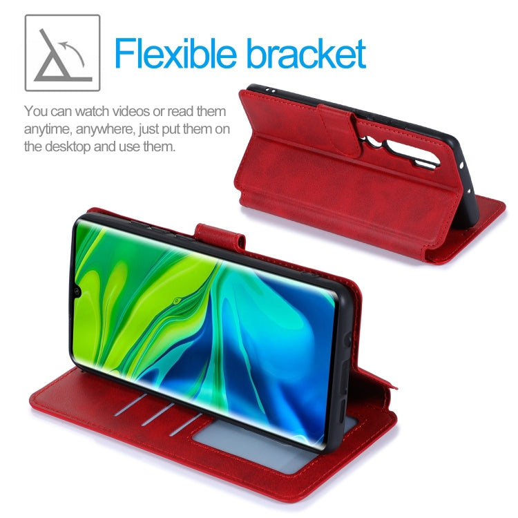 For Xiaomi Mi CC9 Pro Shockproof PU + TPU Leather Phone Case