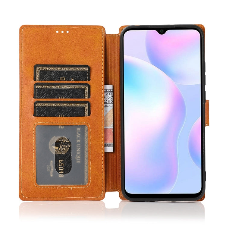 For Xiaomi Redmi 9A Shockproof PU + TPU Leather Phone Case