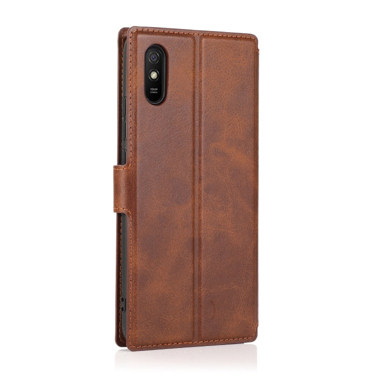 For Xiaomi Redmi 9A Shockproof PU + TPU Leather Phone Case