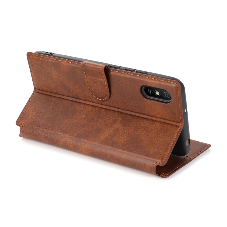 For Xiaomi Redmi 9A Shockproof PU + TPU Leather Phone Case