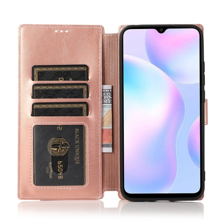 For Xiaomi Redmi 9A Shockproof PU + TPU Leather Phone Case